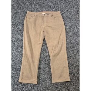 Raleigh Denim Alexander Jeans Mens 40x28 Straight Leg Stretch‎ Beige
